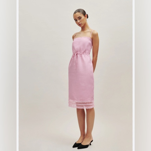 Reformation Dresses & Skirts - Reformation Neena Linen Dress in Baby girl, size 2, never washed.